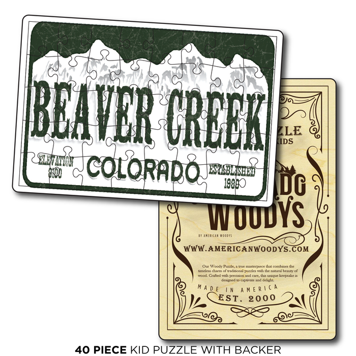 Beaver Creek License Plate