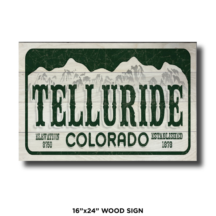 Telluride License Plate