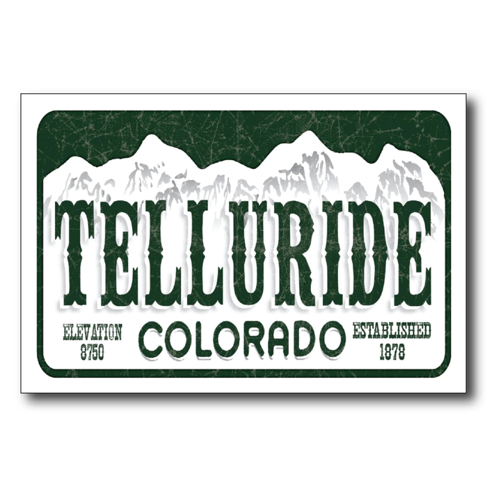 Telluride License Plate