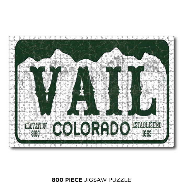 Vail License Plate