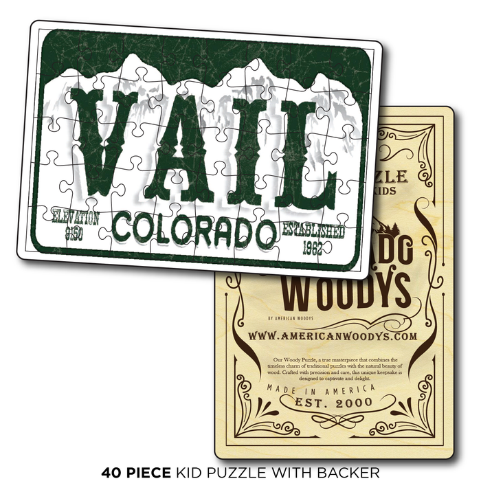 Vail License Plate