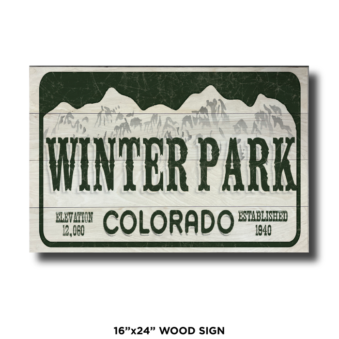 Winter Park License Plate