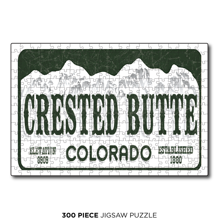 Crested Butte License Plate