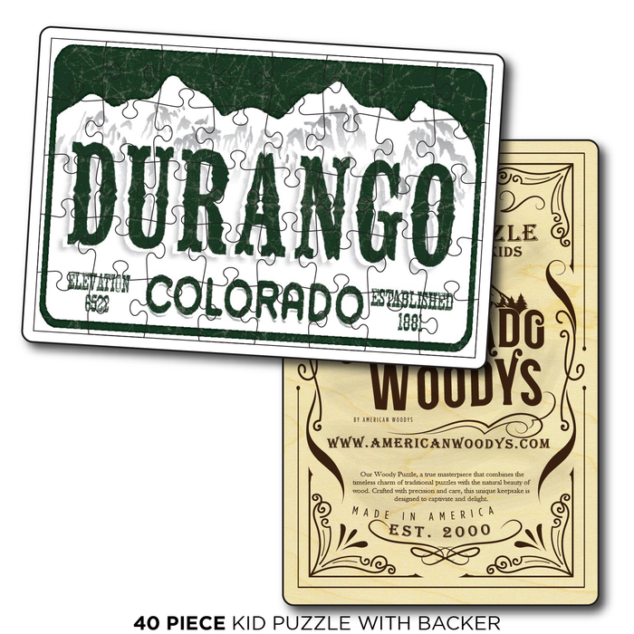 Durango License Plate