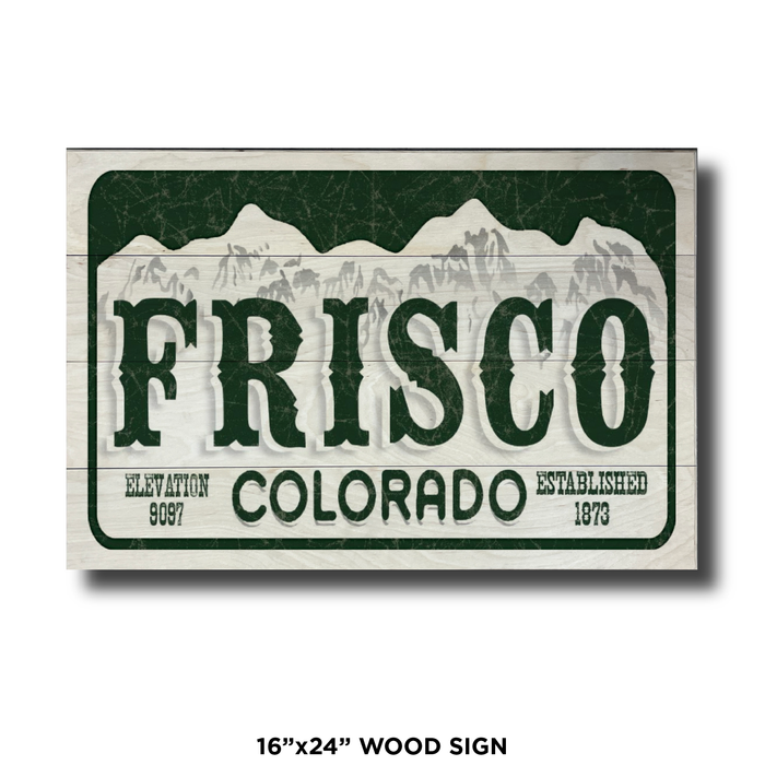 Frisco License Plate