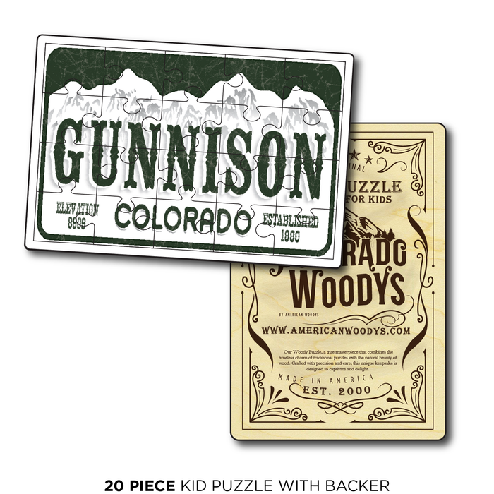 Gunnison License Plate