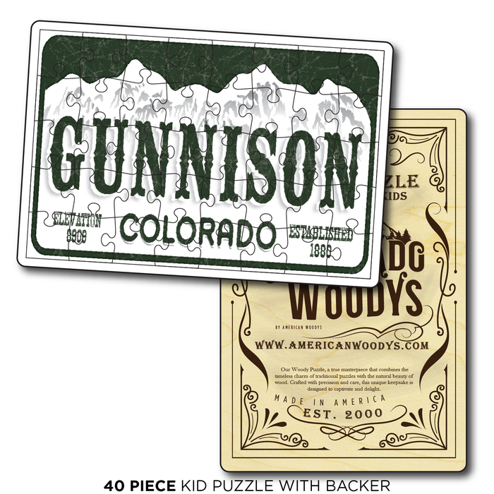 Gunnison License Plate