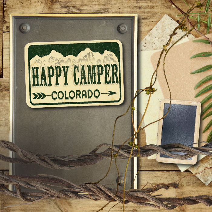 Happy Camper License Plate