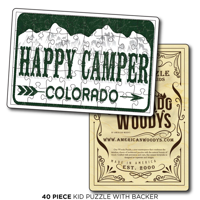 Happy Camper License Plate