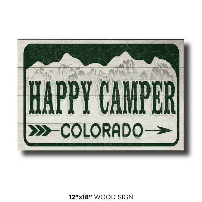 Happy Camper License Plate