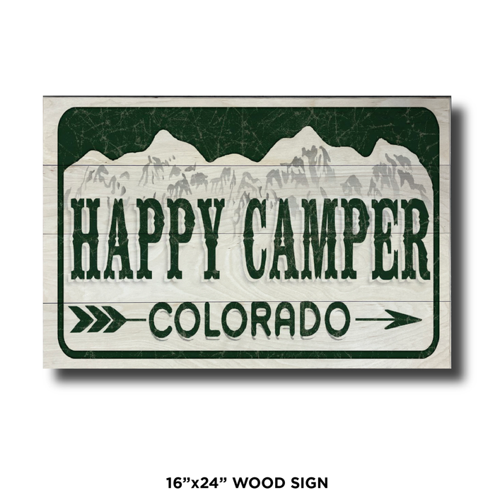 Happy Camper License Plate