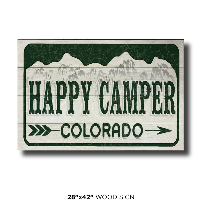 Happy Camper License Plate