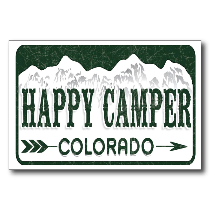 Happy Camper License Plate