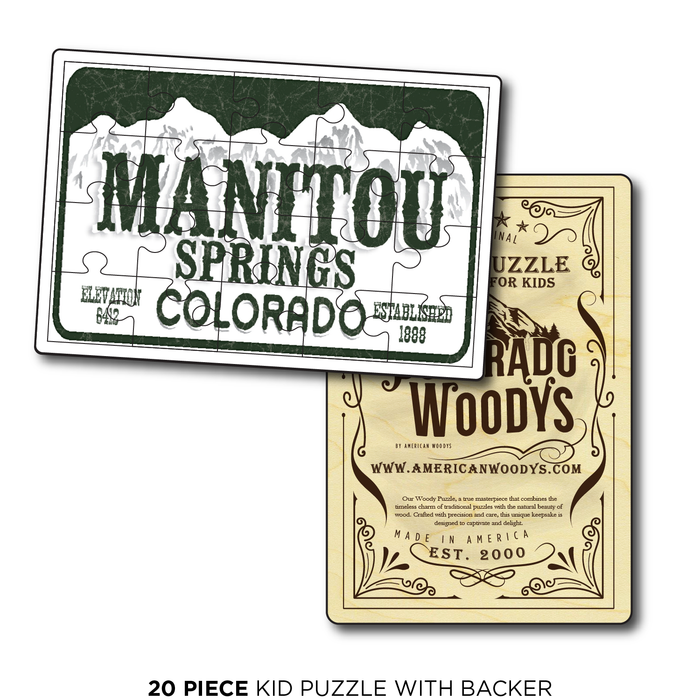 Manitou Springs License Plate