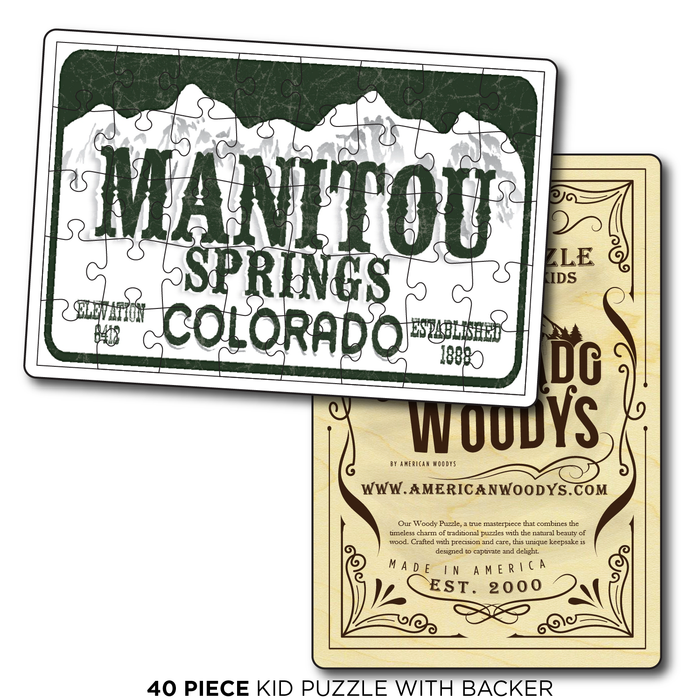 Manitou Springs License Plate