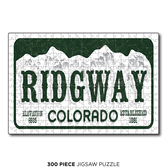 Ridgway License Plate
