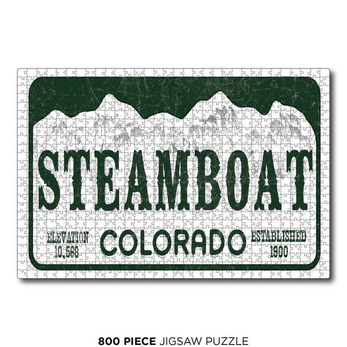 Steamboat License Plate
