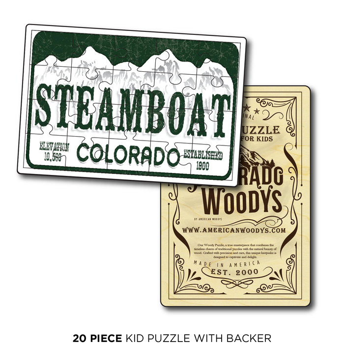 Steamboat License Plate