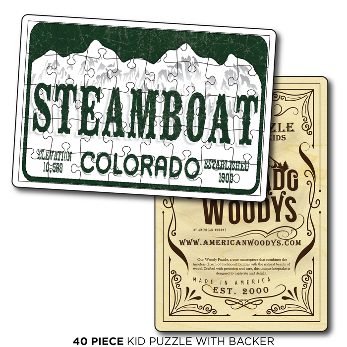 Steamboat License Plate