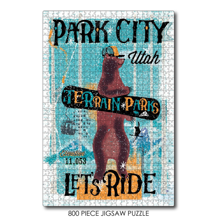 Park City Snowboard Bear