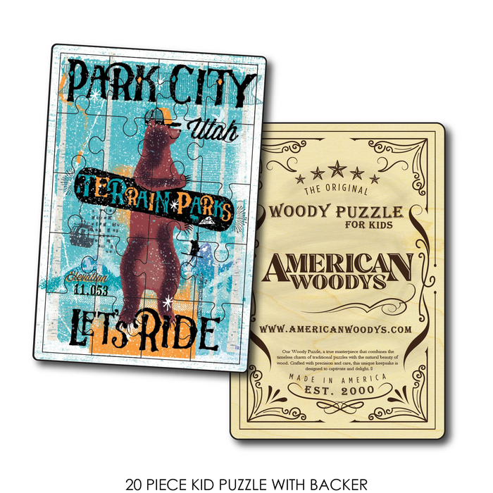 Park City Snowboard Bear