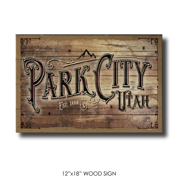 Park City Town Sign
