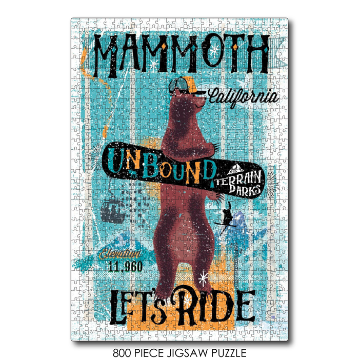 Mammoth Snowboard Bear