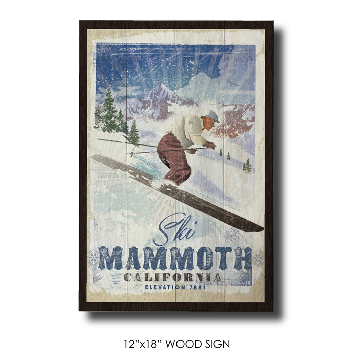 Mammoth Sun Run Skier