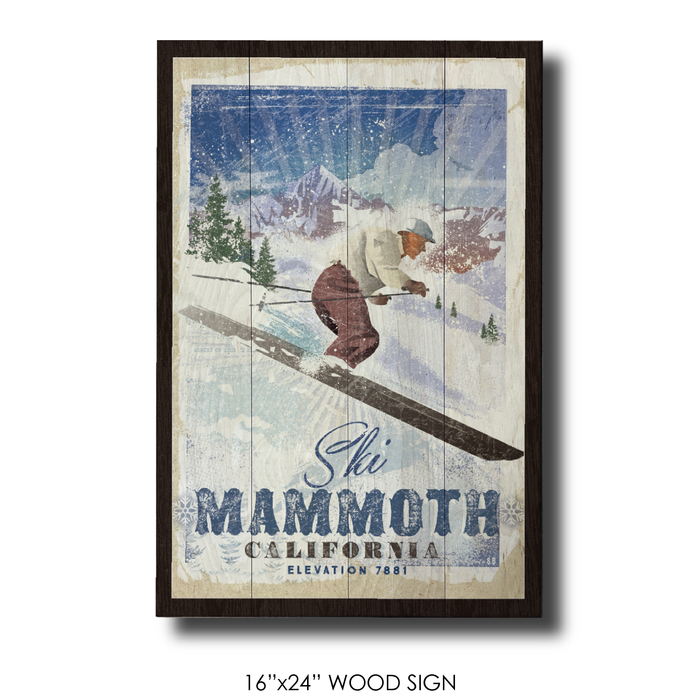 Mammoth Sun Run Skier