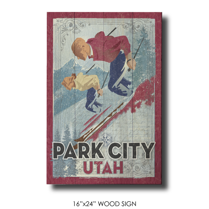 Park City Downhill Couple