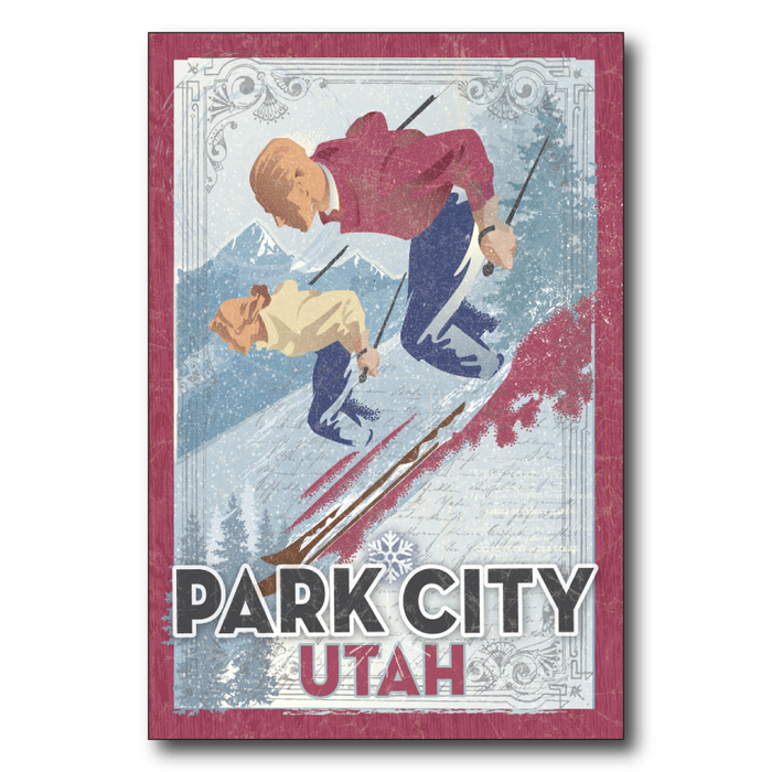 Park City Downhill Couple