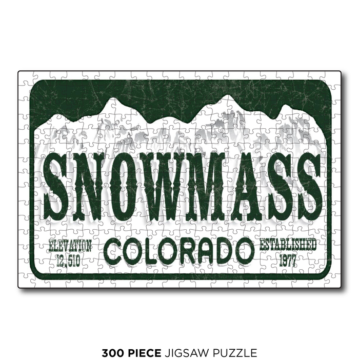 Snowmass License Plate