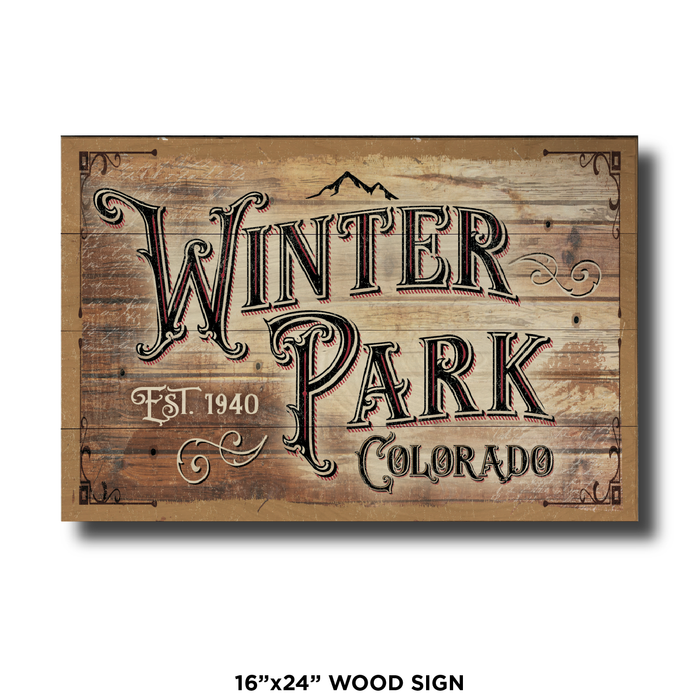 Winter Park Town Sign
