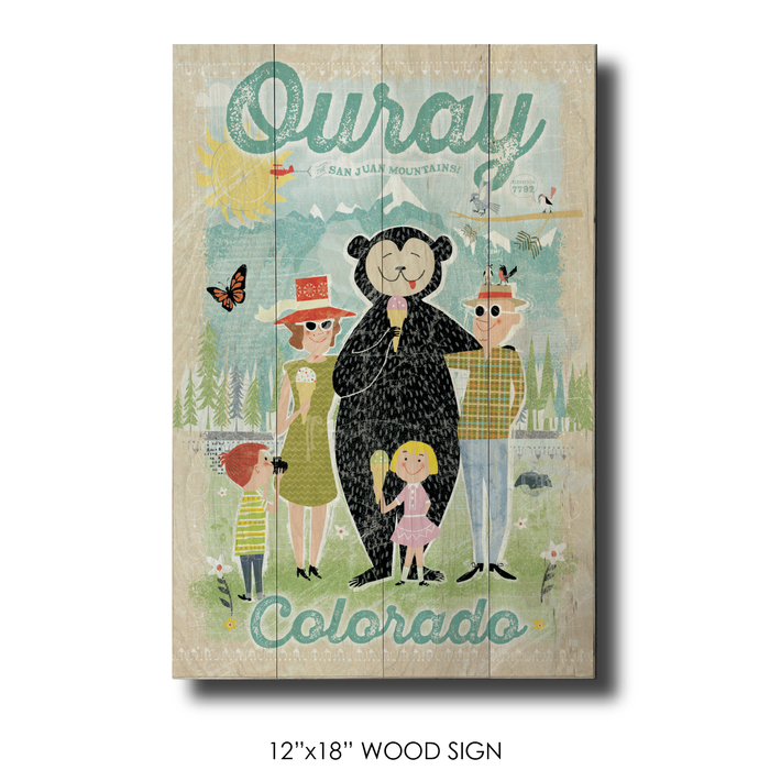 Ouray Ice Cream Bear