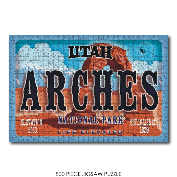 Arches License Plate