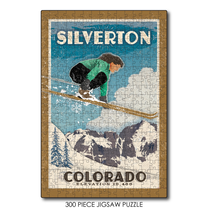 Silverton Bad Ass Ski Babe Jump #2