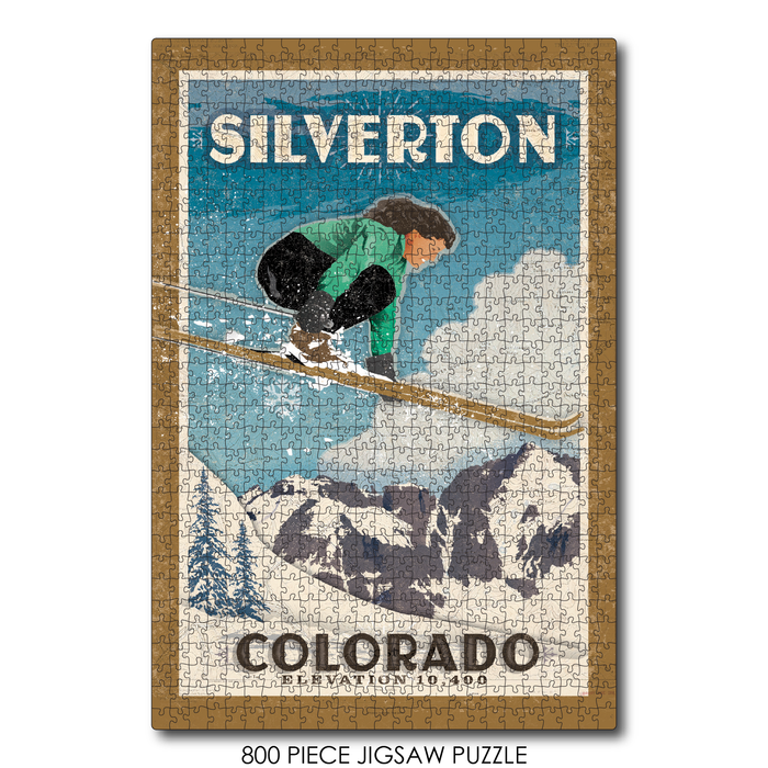 Silverton Bad Ass Ski Babe Jump #2