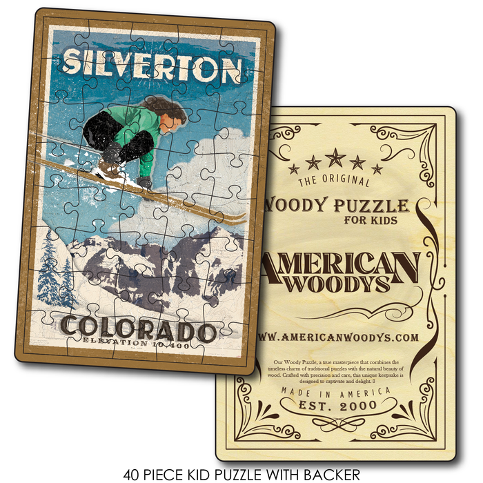 Silverton Bad Ass Ski Babe Jump #2