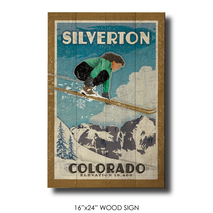 Silverton Bad Ass Ski Babe Jump #2