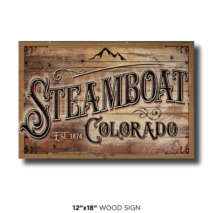Steamboat Town Sign