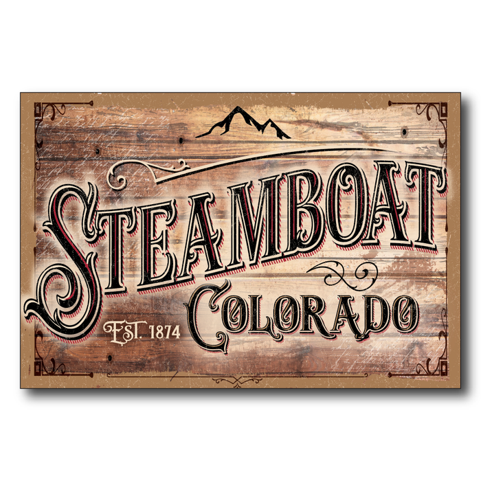 Steamboat Town Sign