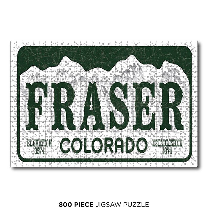 Fraser License Plate