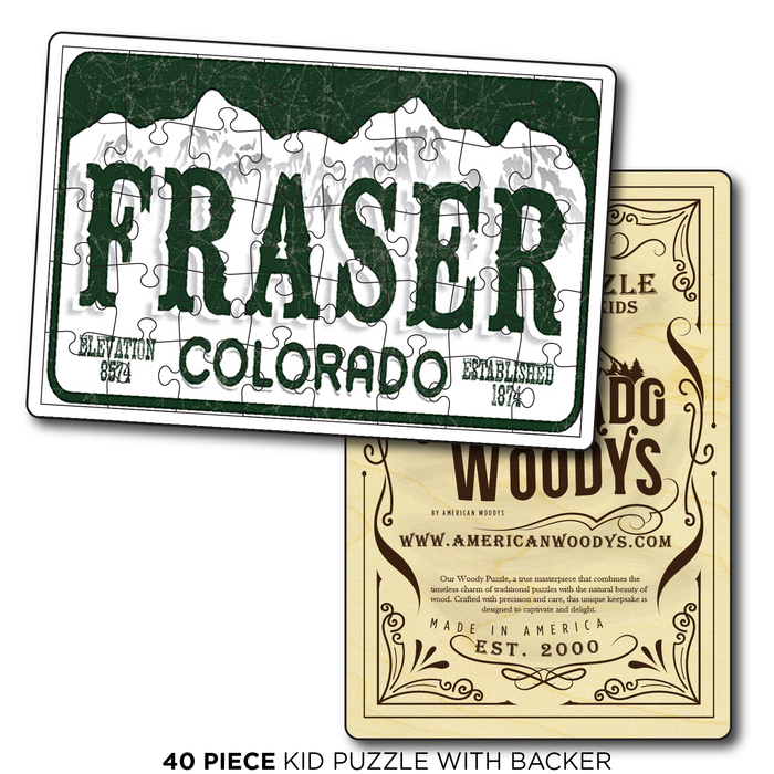 Fraser License Plate