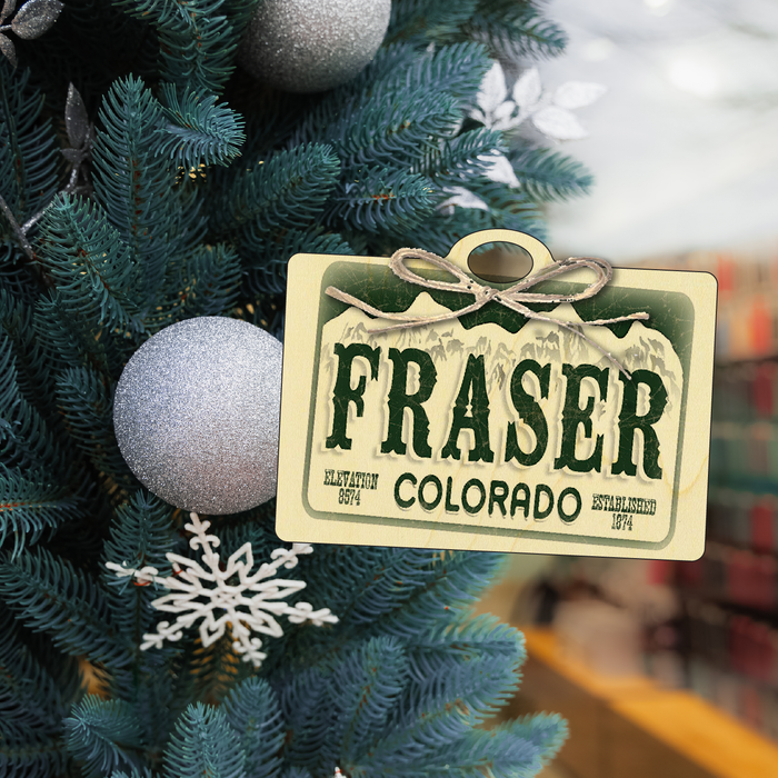 Fraser License Plate