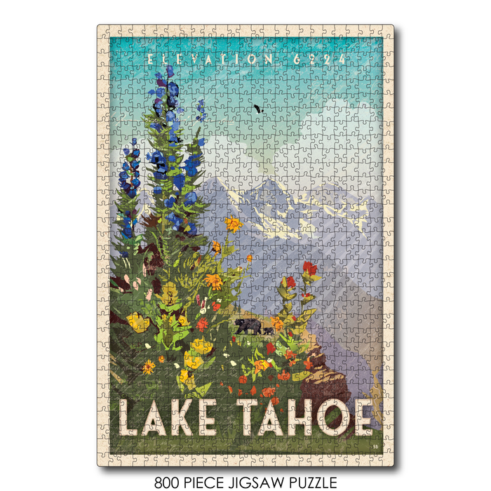 Lake Tahoe Sans Cali Wildflowers