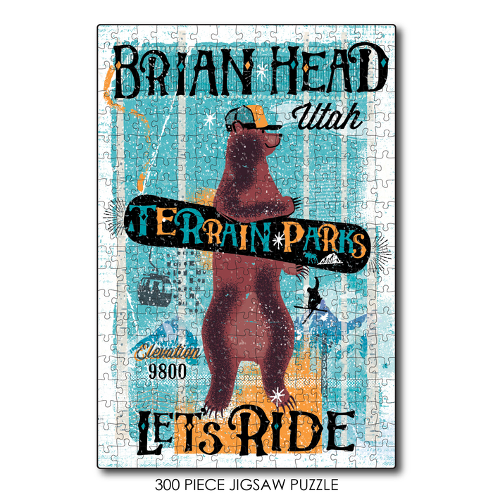 Brian Head Snowboard Bear