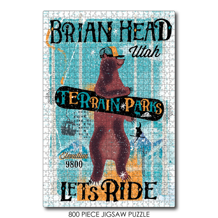 Brian Head Snowboard Bear