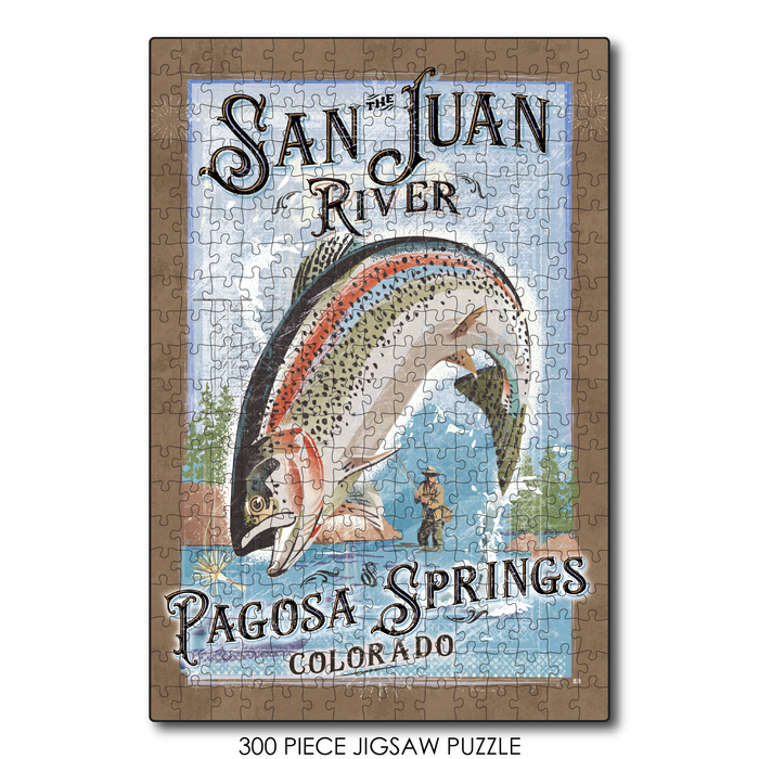 Fly Fishing Poster San Juan Pagosa