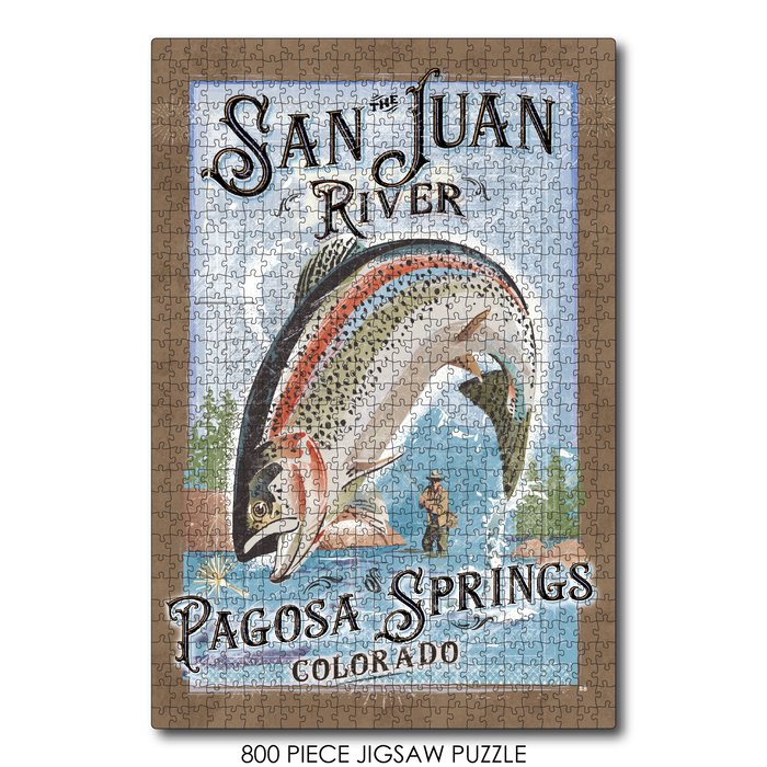 Fly Fishing Poster San Juan Pagosa