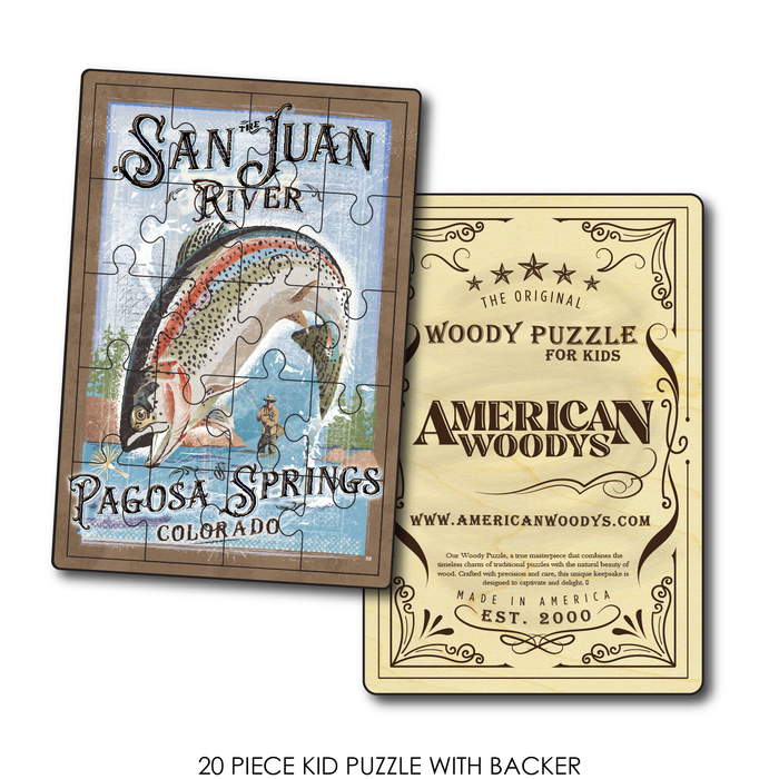 Fly Fishing Poster San Juan Pagosa